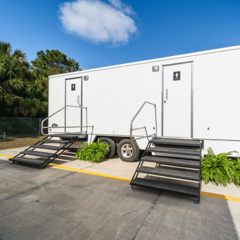 Renting a Luxury Restroom Trailer for Your Holiday Party