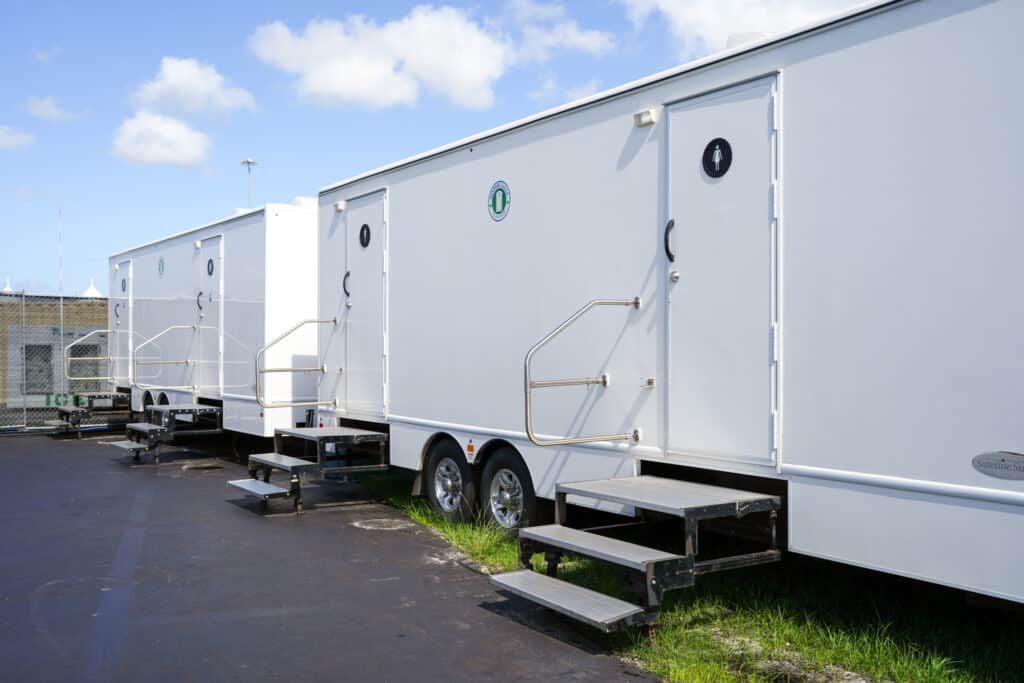 Air-Conditioned Portable Toilet Rental