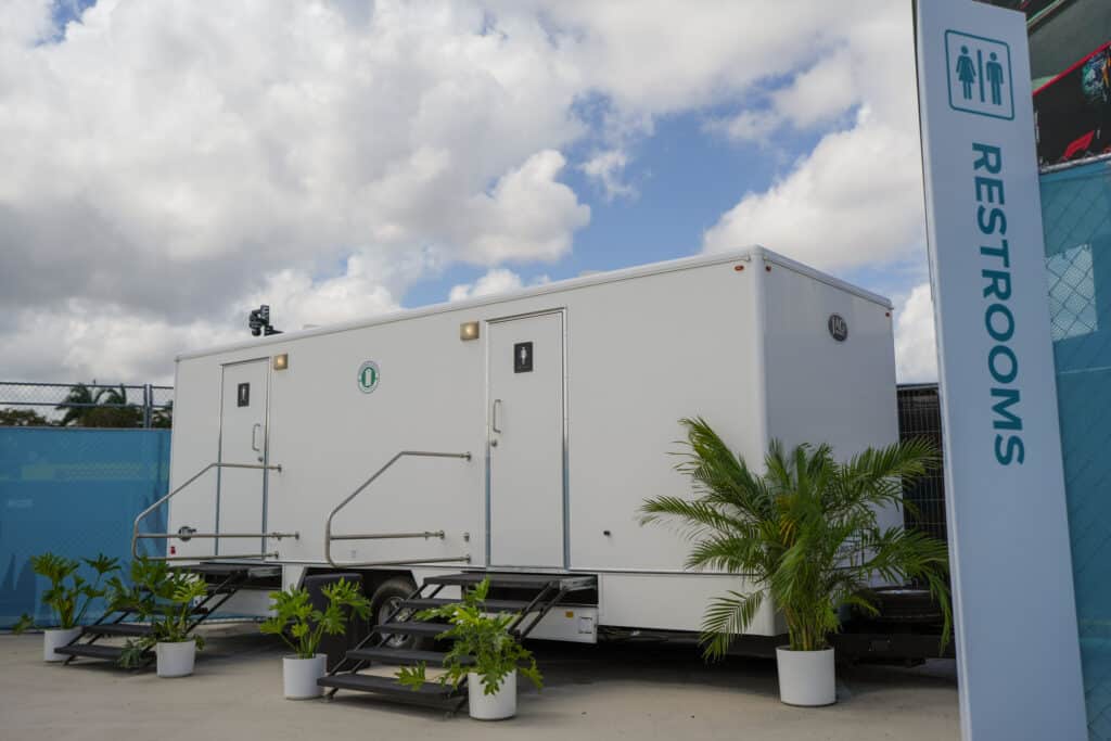 Air-Conditioned Portable Toilet Rental