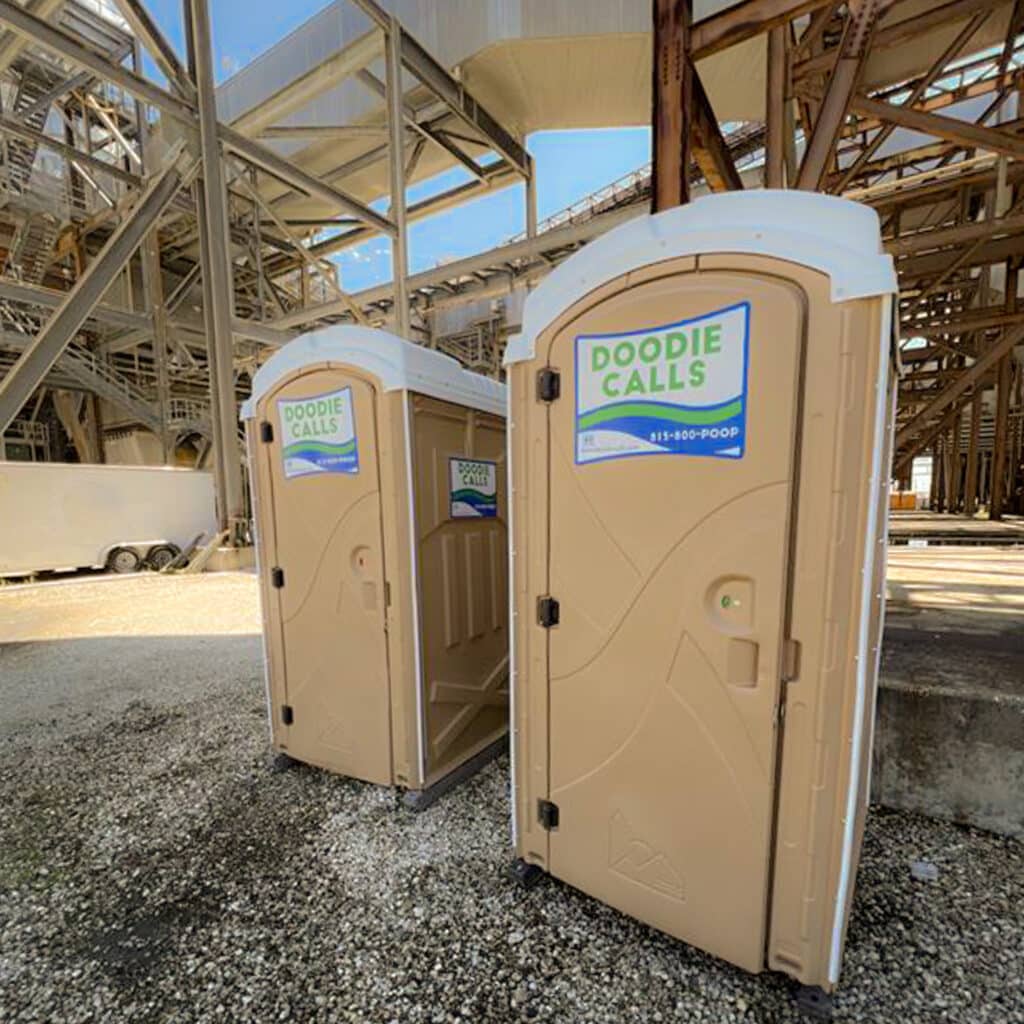 porta potty placement
