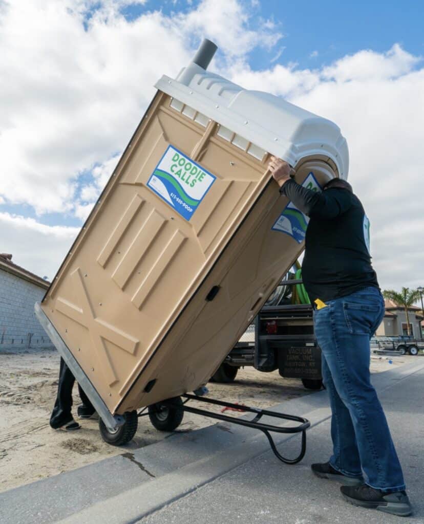 Portable toilet rental in Plano