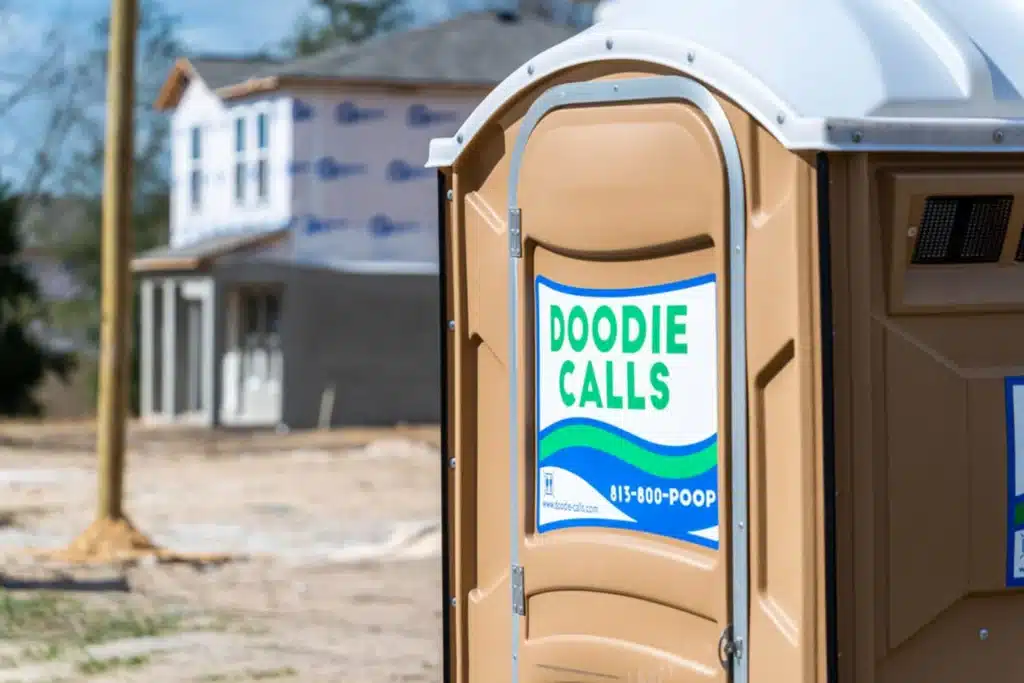 Doodie Calls provides porta potty rental service for residential and commercial construction sites across Florida, Texas, Georgia, and Louisiana