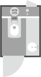 Floorplan for a High-Rise Modular Unit