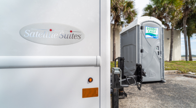 doodie calls Porta Potty Single Units and Restroom Trailers